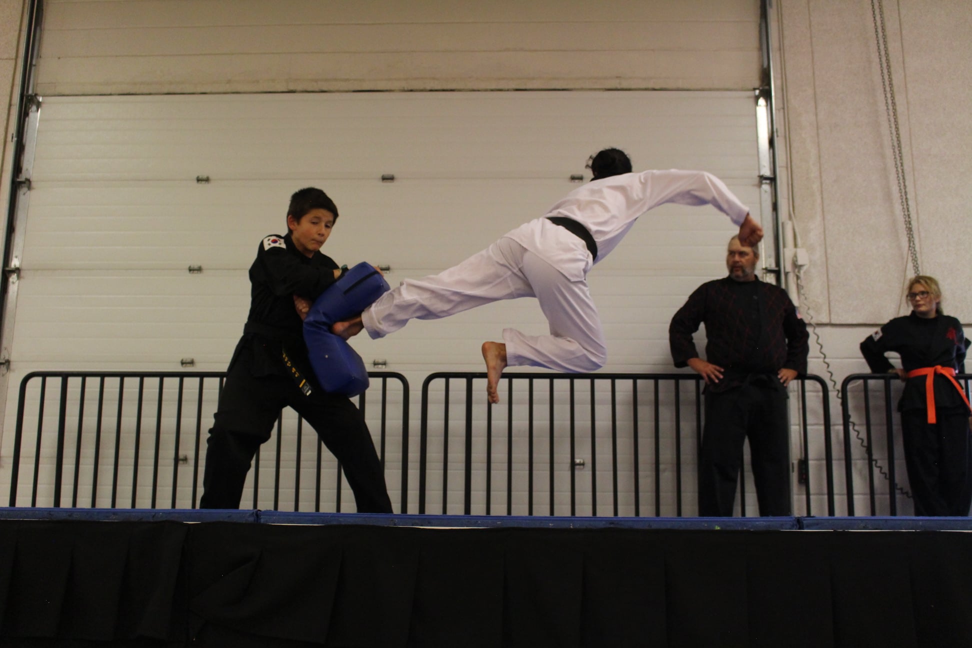 Tae Kwon Do practice at Golden Dragon